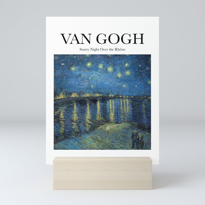 Van Gogh - Starry Night Over the Rhône Mini Art Print
