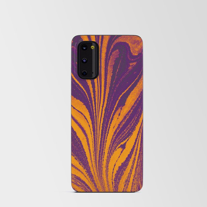 Abstract marbling pattern. Creative marbling background texture Android Card Case