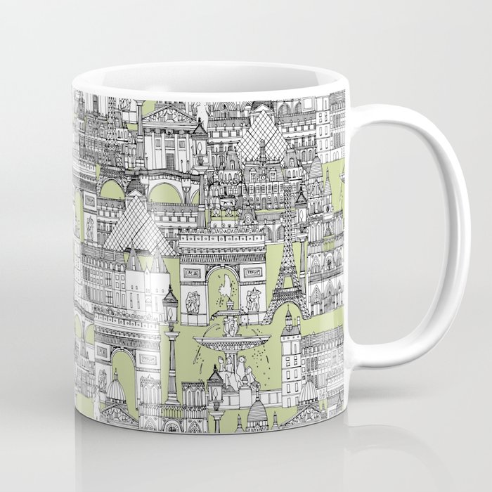 Paris toile eau de nil Coffee Mug