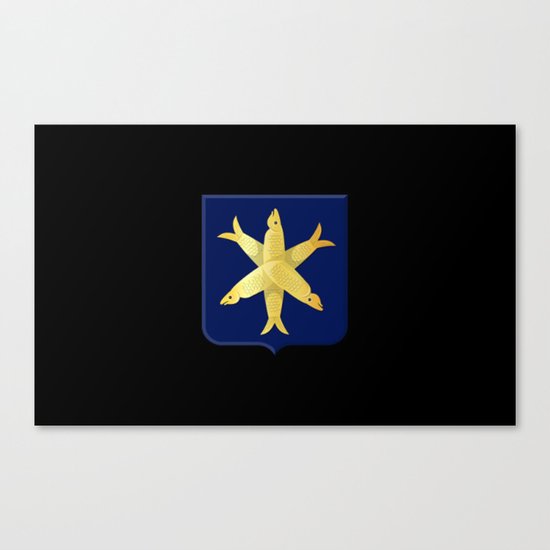 Coat of arms of Zandvoort Canvas Print