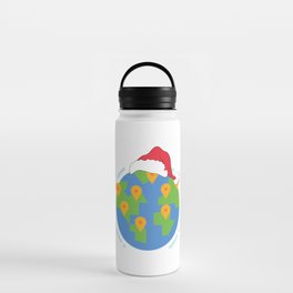 December International Holidays Water Bottle