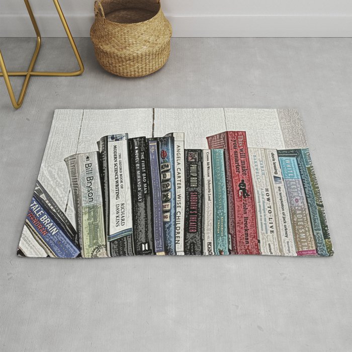 Book shelf love- we are what we read Rug