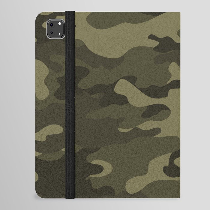 vintage military camouflage iPad Folio Case