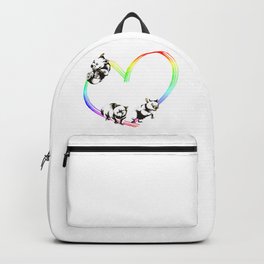 Rainbow Love Wombat Backpack