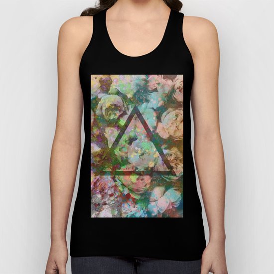 traingle roses Unisex Tank Top