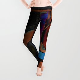 Rising From Darkness Abstract - Happiness - Inspiration Leggings