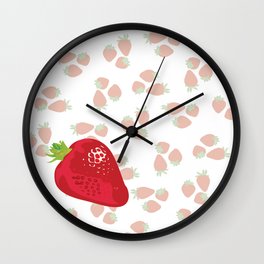 Strawberry Delight Wall Clock