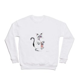 Fish Market Cat Crewneck Sweatshirt