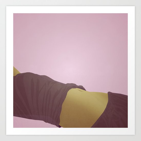 Sexy in Purple Art Print