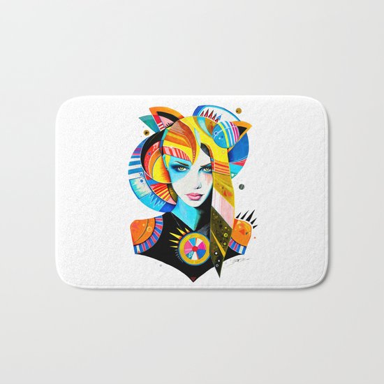 -Native Girl- Bath Mat