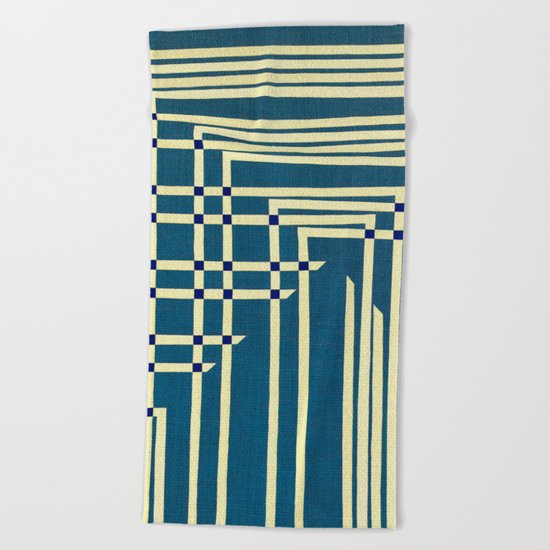 Circuit Board Beach Towel