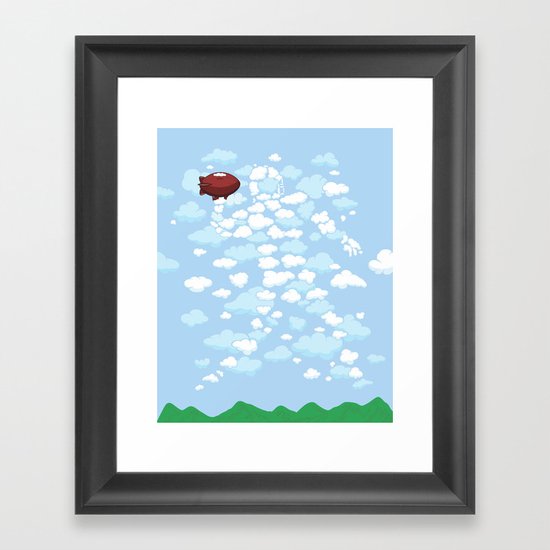 QB Formation Framed Art Print