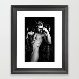 Thoughts of a King Framed Art Print