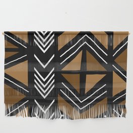 African Mudcloth Bogolan Traditional Fabric Design Wall Hanging