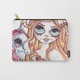 Pins In My Heart - Voodoo Gothic Girl Carry-All Pouch