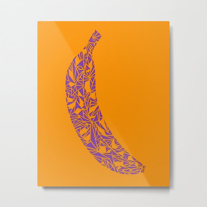 Banana Pop Metal Print