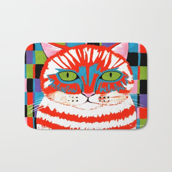 Bad Cattitude Bath Mat