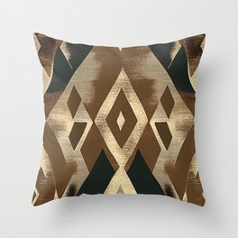 Tribal Pattern: Ancient Throw Pillow