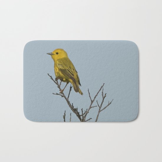 Yellow Warbler Bath Mat