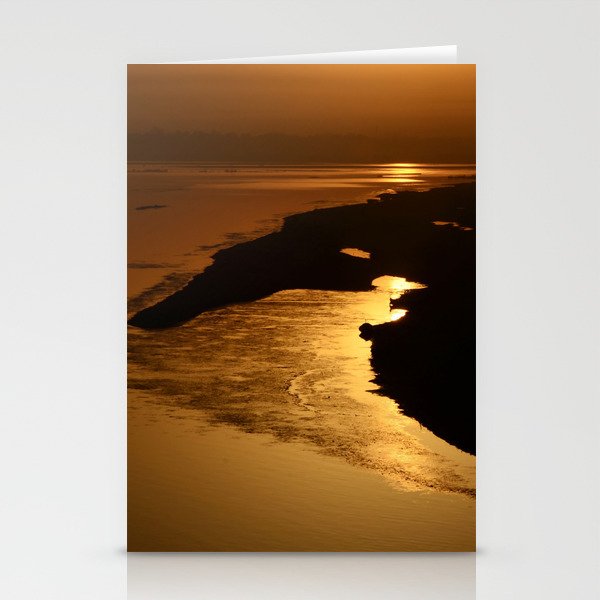 Golden Hour at the Prayag Stationery Cards