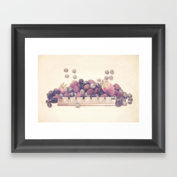 Very Berry Framed Art Print
