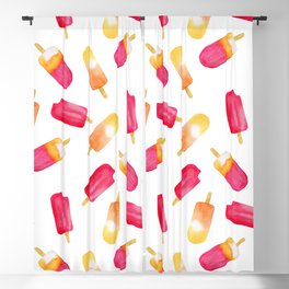 watercolor popsicle pattern Blackout Curtain