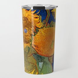 Vincent van Gogh - Vase with Five Sunflowers Travel Mug