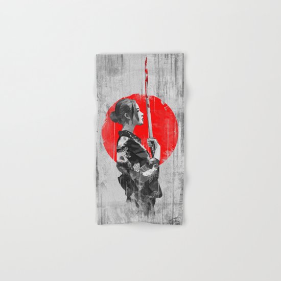 Samurai Girl Hand & Bath Towel