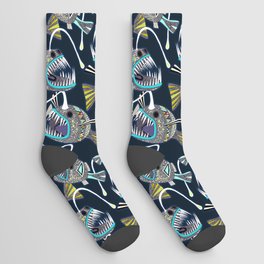 deep sea anglerfish Socks