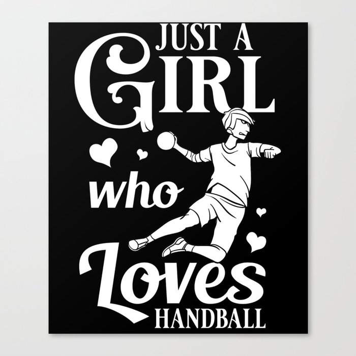 Handball Game Ball Player Rules Court Team Canvas Print