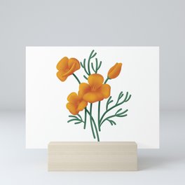 California Poppy Mini Art Print
