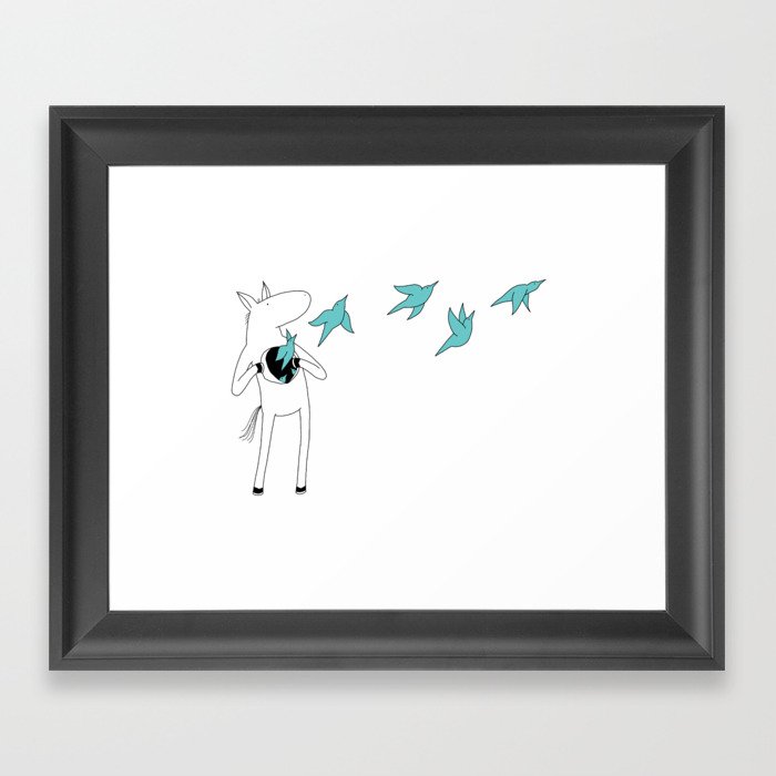 Stewball: Potential (additional cool items) Framed Art Print