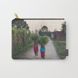 Indian women carrying grass Carry-All Pouch