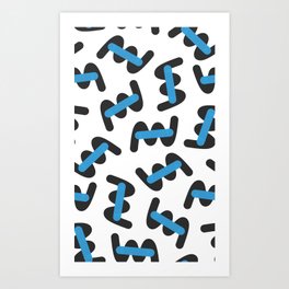 Rovush pattern family by KCKurla Art Print