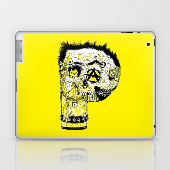 P – Punk Laptop & iPad Skin