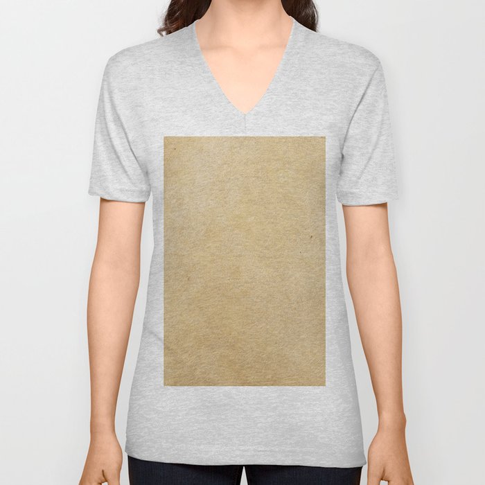 Leather texture - drumhead V Neck T Shirt