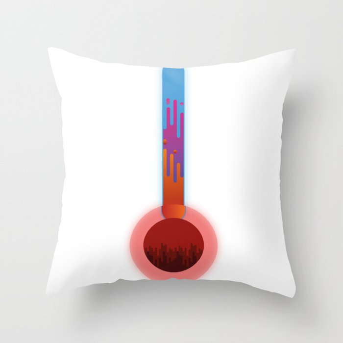 Thermometer Throw Pillow