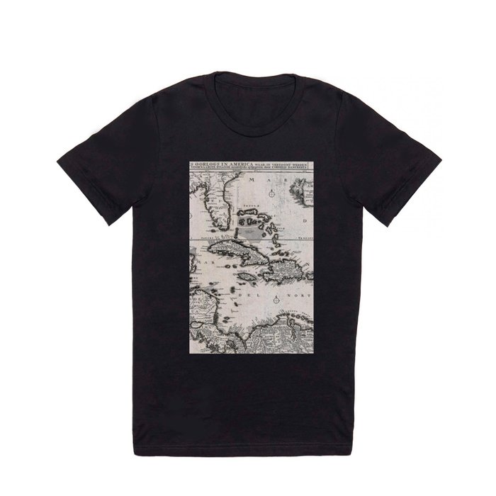 Vintage Americas Map T Shirt