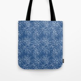 Twiggy Blue Tote Bag