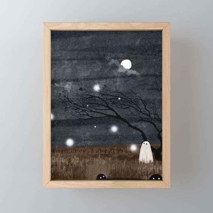 Walter and the willow wisps Framed Mini Art Print