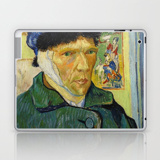 Self-Portrait With Bandaged Ear, 1889 by Vincent van Gogh Laptop & iPad Skin