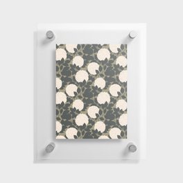 White Blooms Floating Acrylic Print
