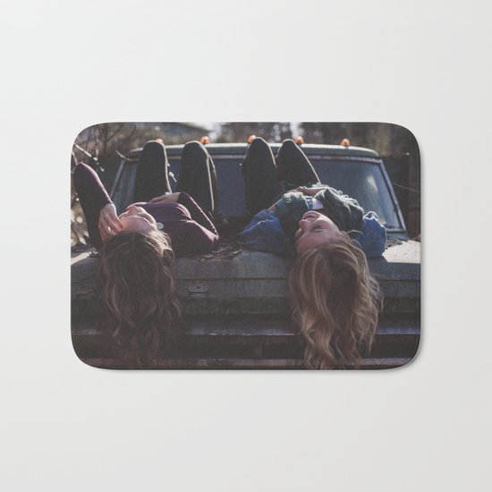 Girl's car Bath Mat