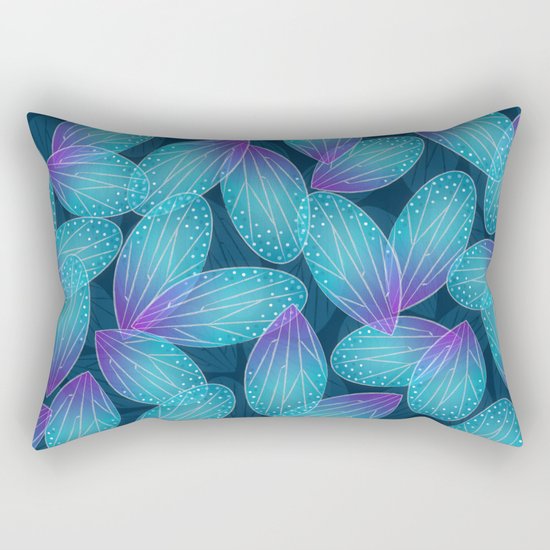 Water Fairy Wings Rectangular Pillow