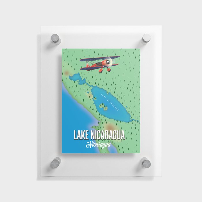 Lake Nicaragua Floating Acrylic Print