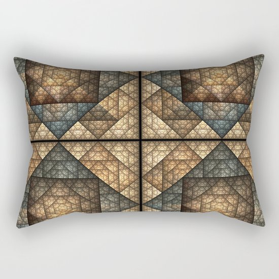 Church Window Pattern Rectangular Pillow