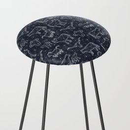 Constellation Cows Counter Stool
