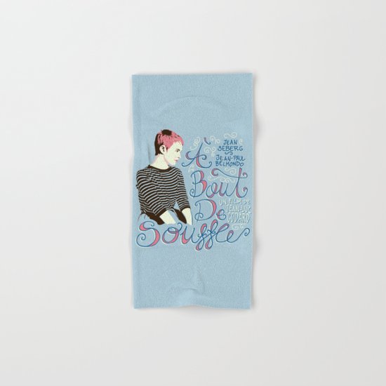 À bout de souffle - aleroundyou X f_e_l_i_x_x Hand & Bath Towel