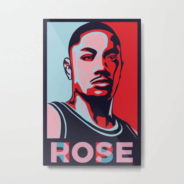 Rose is Hope Metal Print