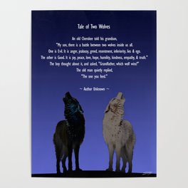 Tale of Two Wolves Poster